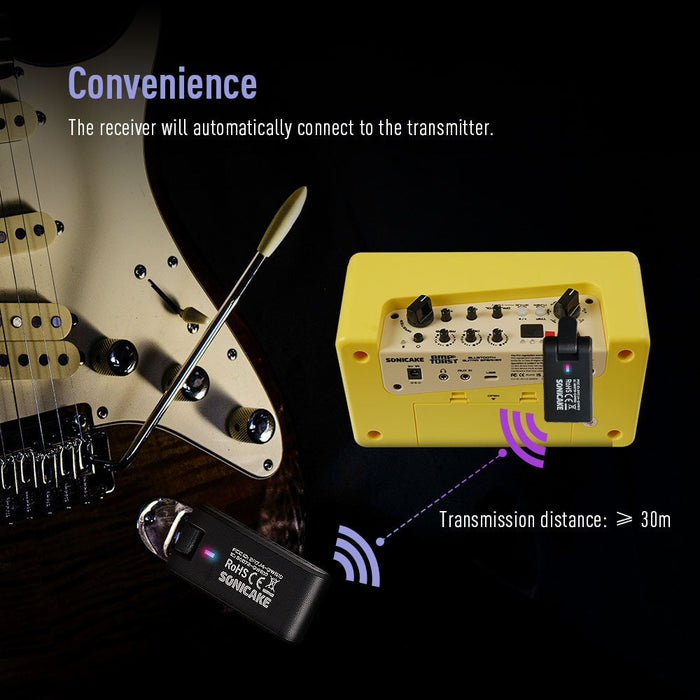Sonicake - QWS10 Wireless Guitar System 2.4G