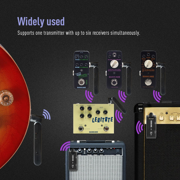 Sonicake - QWS10 Wireless Guitar System 2.4G