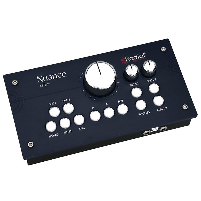 Radial | Nuance Select | Studio Monitor Controller | Matched Attenuation Technology