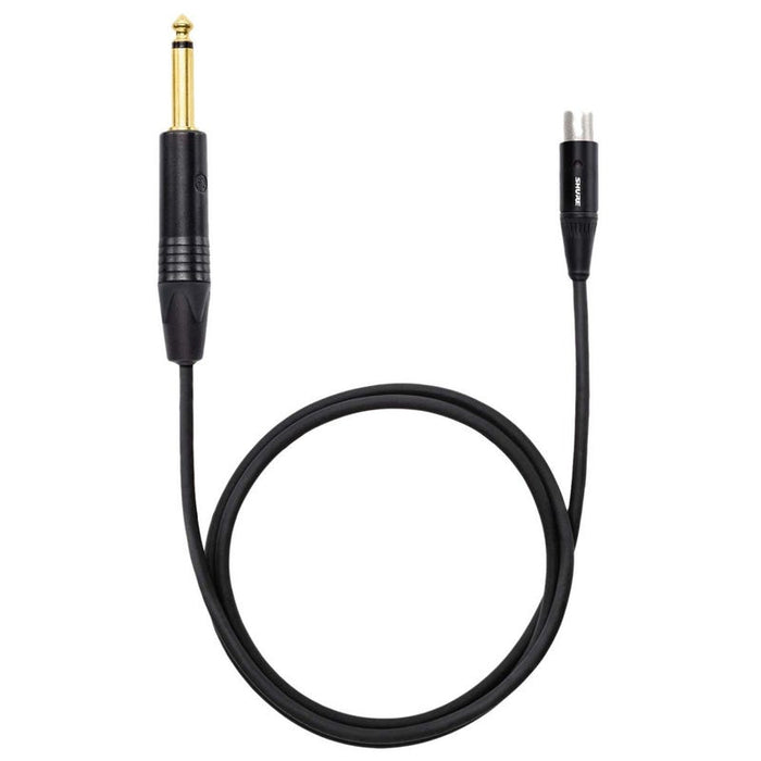 SHURE | WA306 | 1/4" TS to TA4F Cable | Instrument Cable for Wireless Bodypack | For U1 UC1 ULX1 UR1 SLXD1 PGX1 | Back-Order