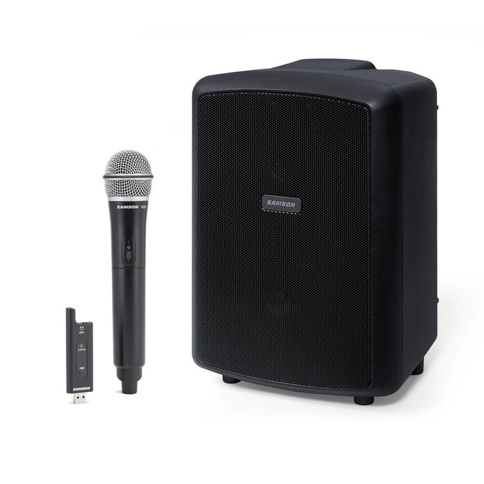 Samson Expedition EXPOLR Portable PA System 200w 8inch w/ Wireless Microphone, Bluetooth & Recharegable Battery