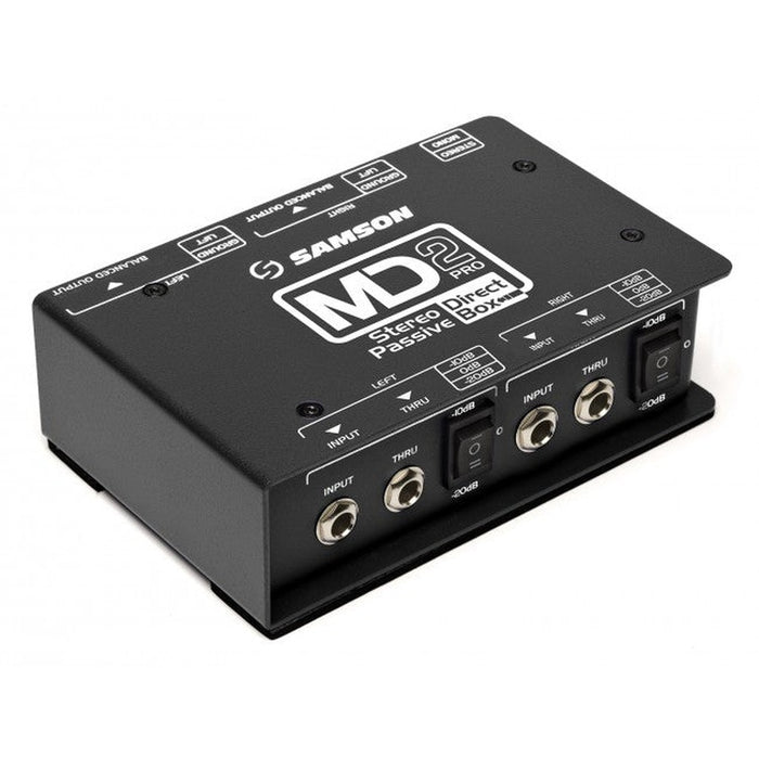 Samson MD2PRO Pro Stereo Passive Direct Box