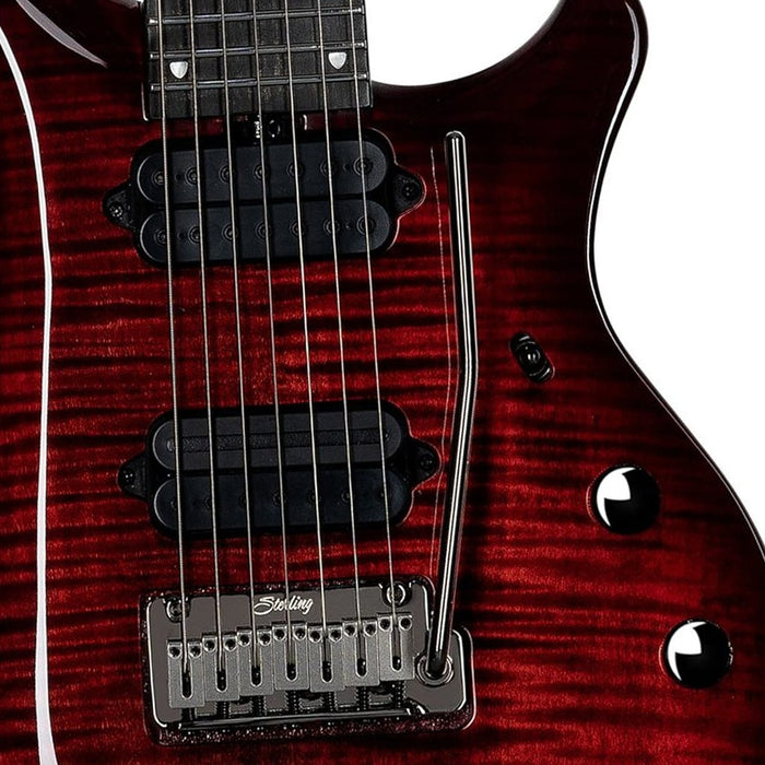 Sterling by Music Man Majesty 7 MAJ270 - 7 String John Petrucci Signature - Dimarzio - Royal Red