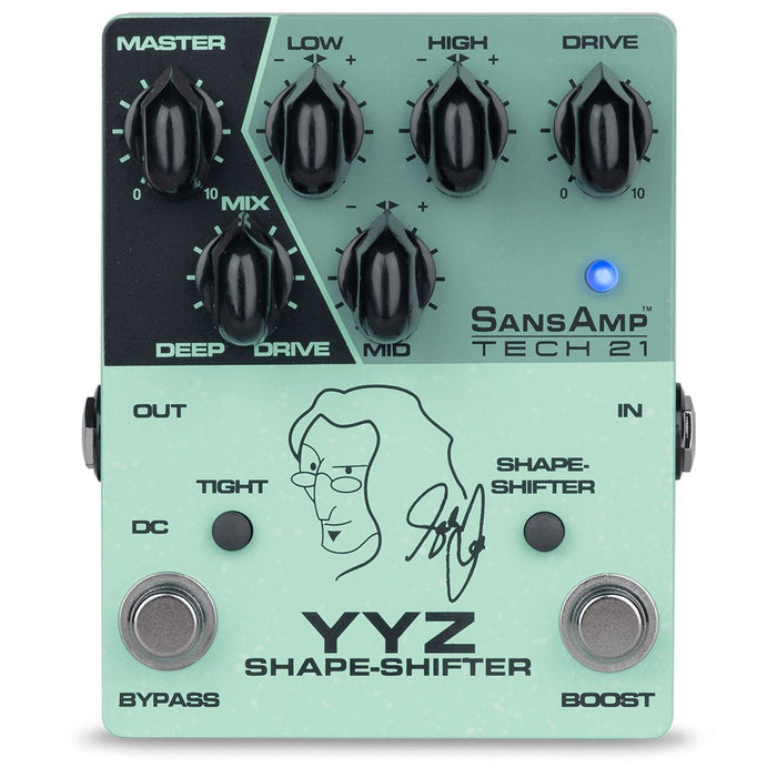 Tech 21 | SansAmp | YYZSH | Geddy Lee Signature Pedal | w/ Boost & Shape Shifter