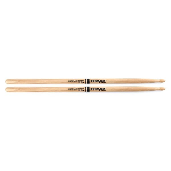 Pro Mark | TX7AW | Classic Forward 7A Hickory Drumsticks | Oval Wood Tip