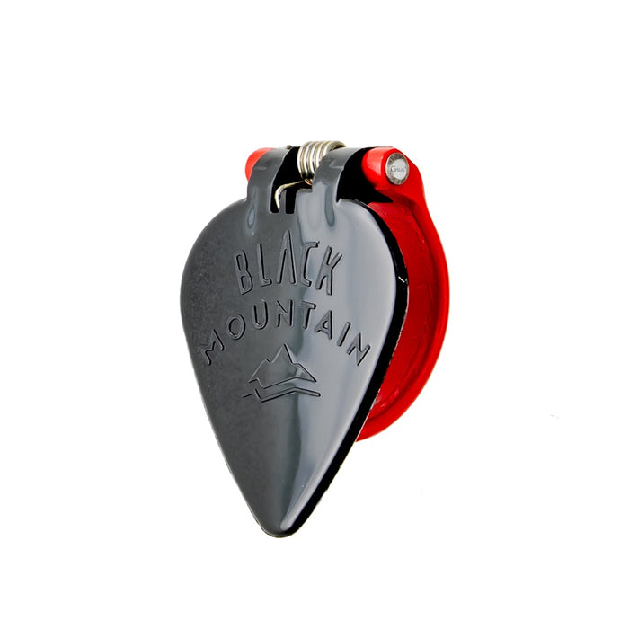 Black Mountain | Spring Loaded Thumb Pick | Right Handed | Black & Red | 1.5mm