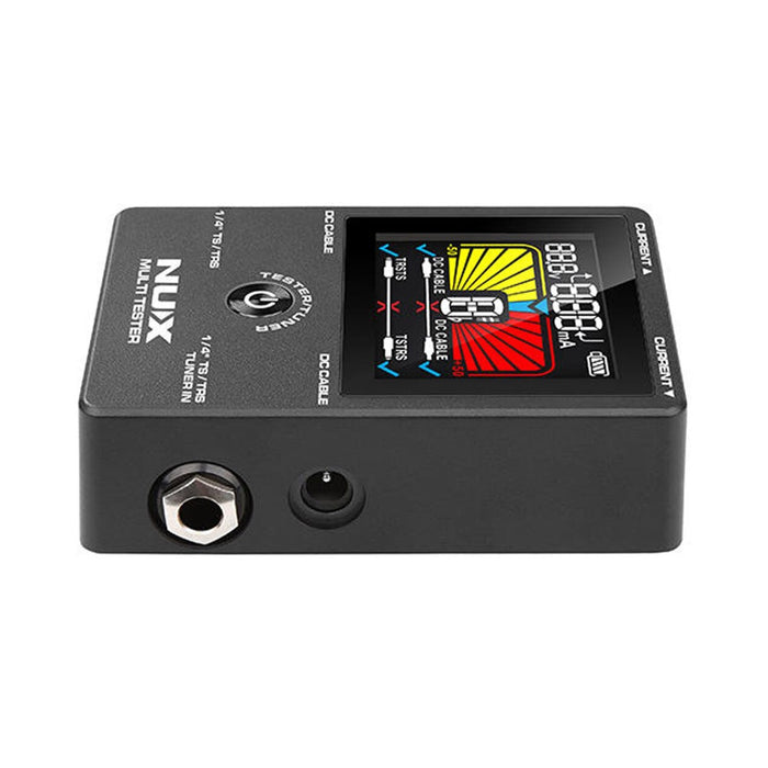 NUX | NMT-1 | Battery Powered Multi Cable Tester | w/ Current & Voltage Meter | w/ Built-in Tuner