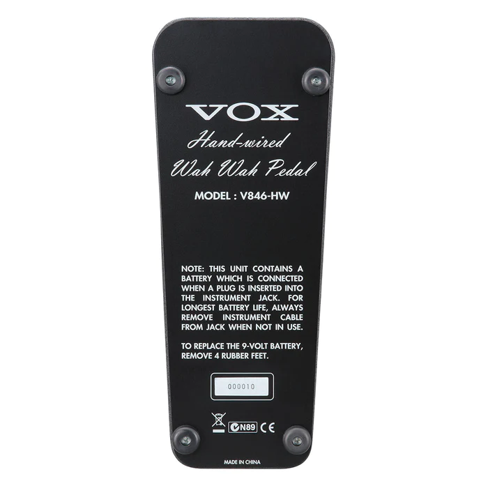 VOX | V846-HW | Hand Wired Wah Pedal