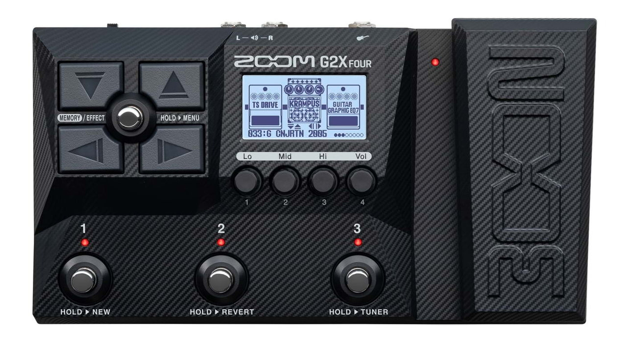 Zoom | G2X FOUR | MultiStomp | Multi-Effects Processor with Expression