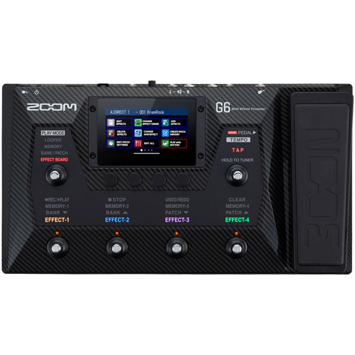 Zoom | G6 Guitar Multi-Effects & Amp Simulation | w/ IR Loader