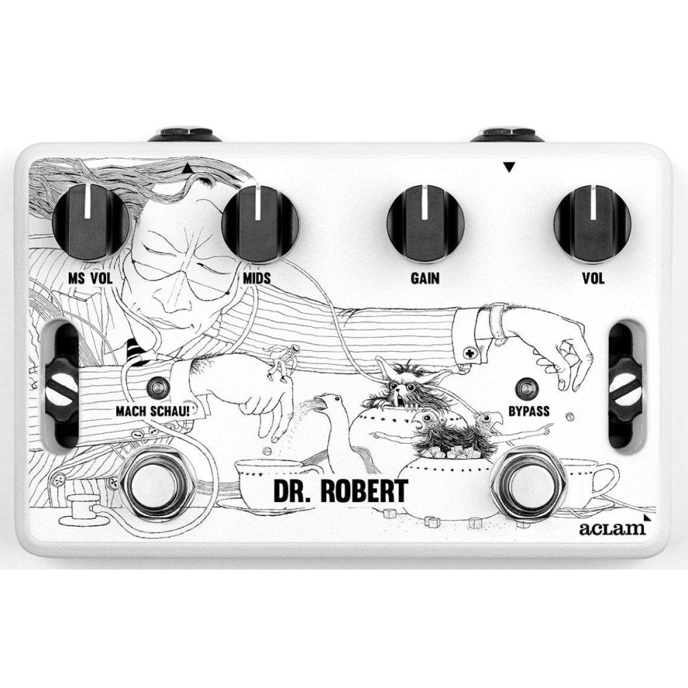 beatles guitar pedals Aclam | Dr Robert Overdrive Pedal | Inspired by VOX UL730 Amp | The Beatles in a Box