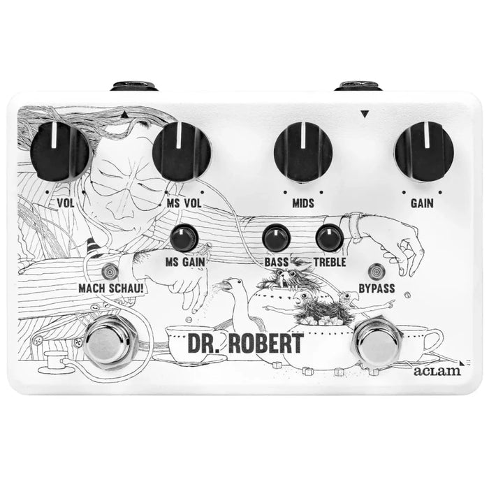 Aclam Dr Robert V3 Overdrive Pedal Inspired by VOX UL730 Amp The Beatles in a Box (AP0020-9) - Gsus4