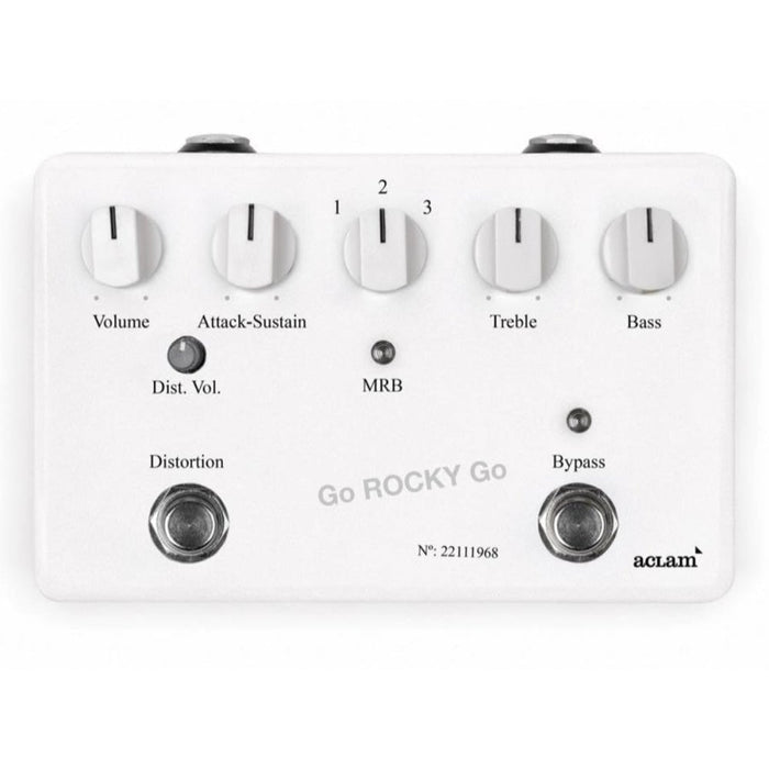 Aclam Go Rocky Go (White Album Edition) Vox Conqueror Preamp Pedal The White Album amp in a box (Copy) (Aclam-Go-Rocky-WHITEEDITION) - Gsus4