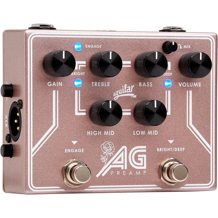 Aguilar | AG PREAMP | Rose Gold Limited Edition | Preamp DI Box w/ 4 - Band EQ (AG - AGPREBCAM) - Gsus4