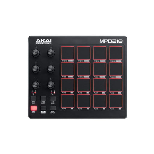 AKAI | MPD218 | Feature - Packed Highly Playable Pad Controller (69/MPD218) - Gsus4