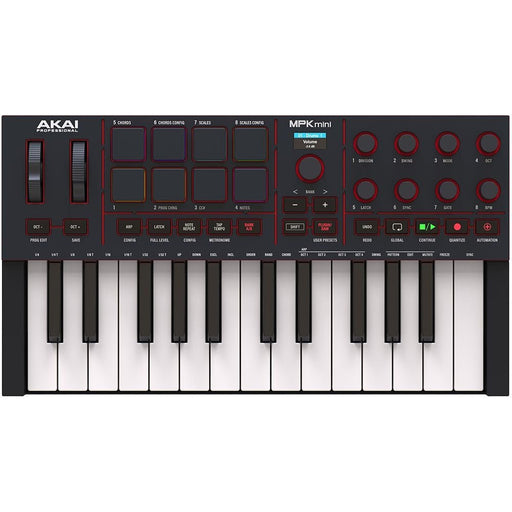 AKAI | MPK Mini MK4 | Compact Keyboard & Pad Controller w/ Encoders & Software (69/MPKMINI4-BK) - Gsus4