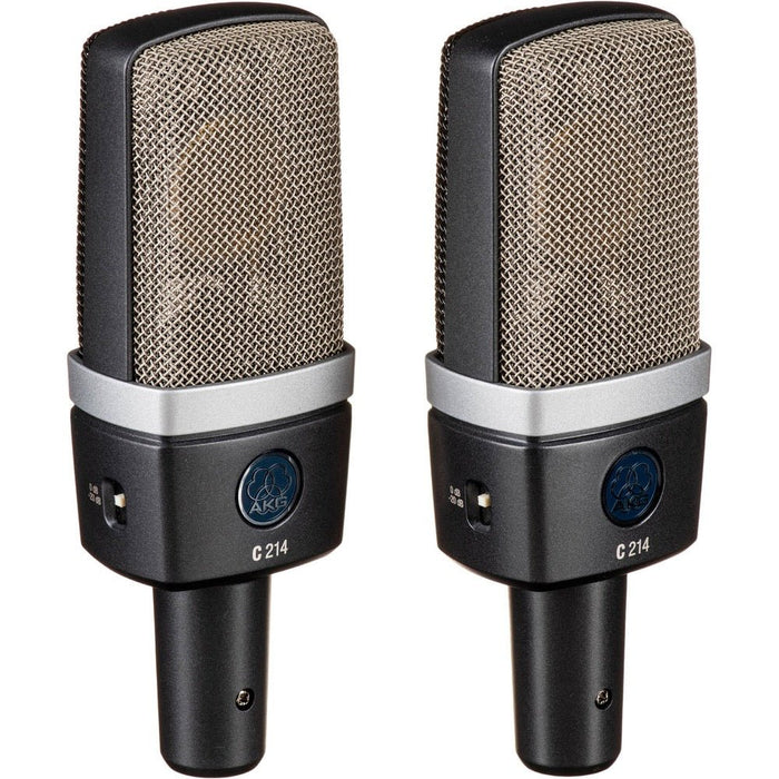 AKG C214 ST Matched Pair Of C214 (AKG-3185X00110) - Gsus4