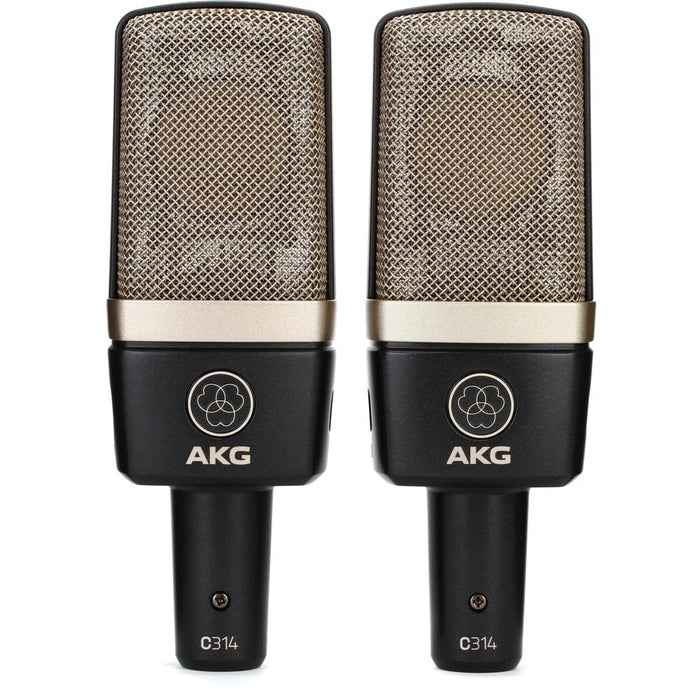 AKG C314 ST Matched Pair Of C314 Stereo Set (AKG-3386X00110) - Gsus4