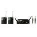 AKG WMS40 Mini US25 Wireless Microphone System Dual Instrument Body Pack A+C (AKG-3351H00050) - Gsus4