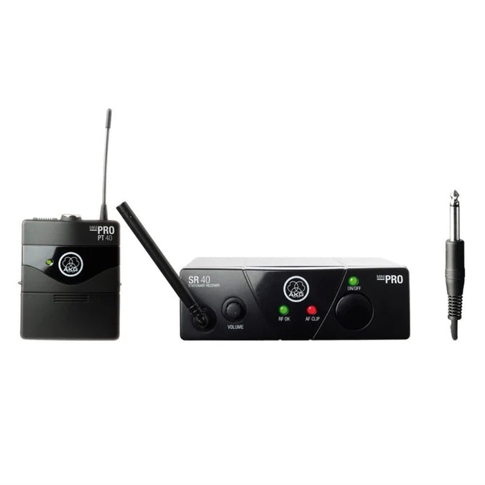 AKG WMS40 Mini US25 Wireless Microphone System Single Instrument Body Pack B (AKG-3348H00120) - Gsus4