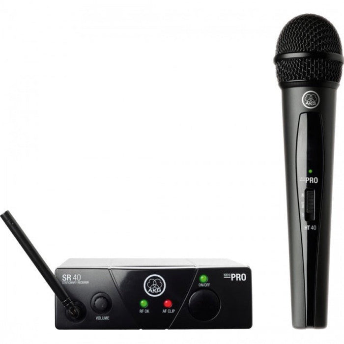 AKG WMS40 Mini US25 Wireless Microphone System Single Vocal Handheld Mic C (AKG-3347X00130) - Gsus4