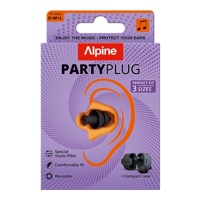 Alpine | Partyplug | Earplugs | 2025 Edition (Black) (1011151) - Gsus4