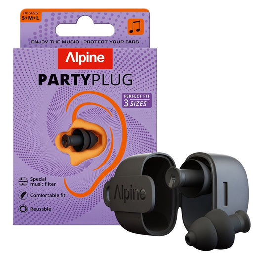 Alpine | Partyplug | Earplugs | 2025 Edition (Black) (1011151) - Gsus4