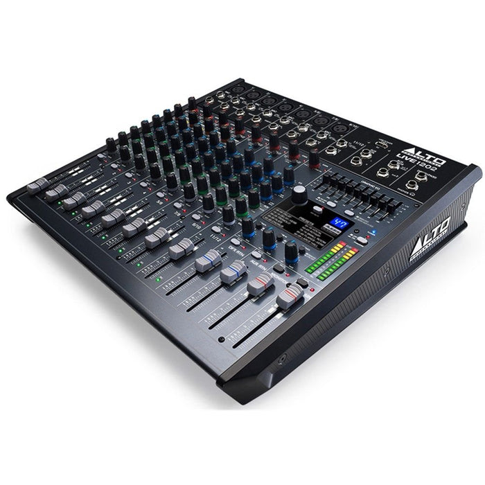 ALTO | Live 1202 | 12 - Channel 2 - Bus Mixer w/ USB & Effects (57/LIVE1202) - Gsus4