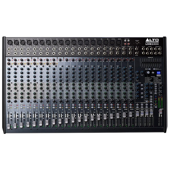 ALTO | Live 2404 | 24 - Channel 4 - Bus Mixer w/ USB & Effects (57/LIVE2404) - Gsus4