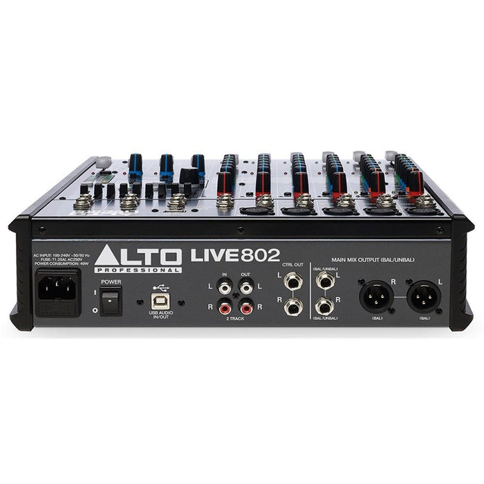 ALTO | Live 802 | 8 - Channel 2 - Bus Mixer w/ USB & Effects (57/LIVE802) - Gsus4