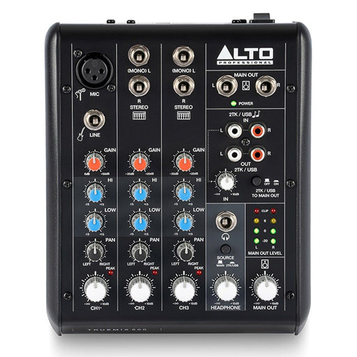 ALTO | Truemix 500 | 5 - Channel Compact Mixer w/ USB (57/TRUEMIX500) - Gsus4