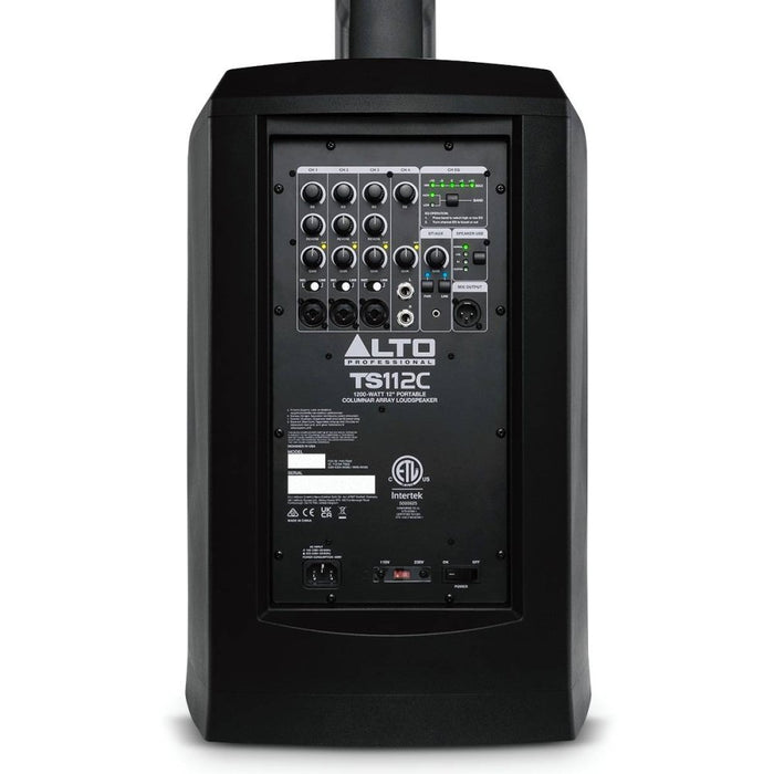 ALTO | TS112C | 1200W Portable Column Array PA Speaker | w/ 12" Subwoofer, DSP & Bluetooth (57/TS112C) - Gsus4