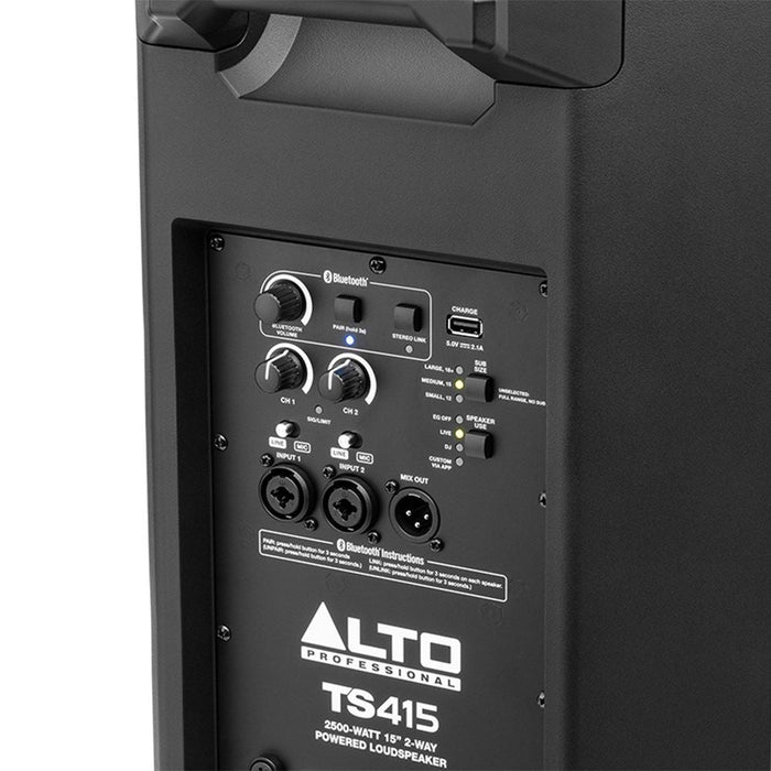 ALTO | TS415 | 15" 2,500W 2 - Way Powered Speaker | w/ Bluetooth & Wireless Link (57/TS415) - Gsus4