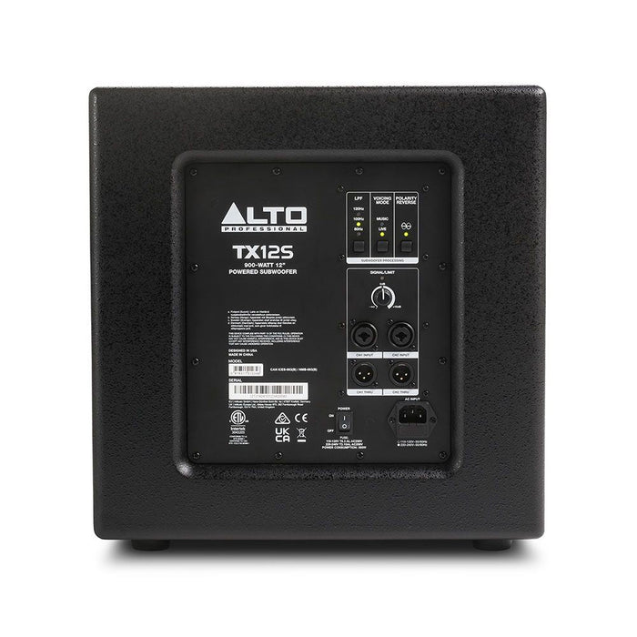 ALTO | TX12S | 12" 900W Powered Subwoofer w/ DSP (57/TXSUB12) - Gsus4