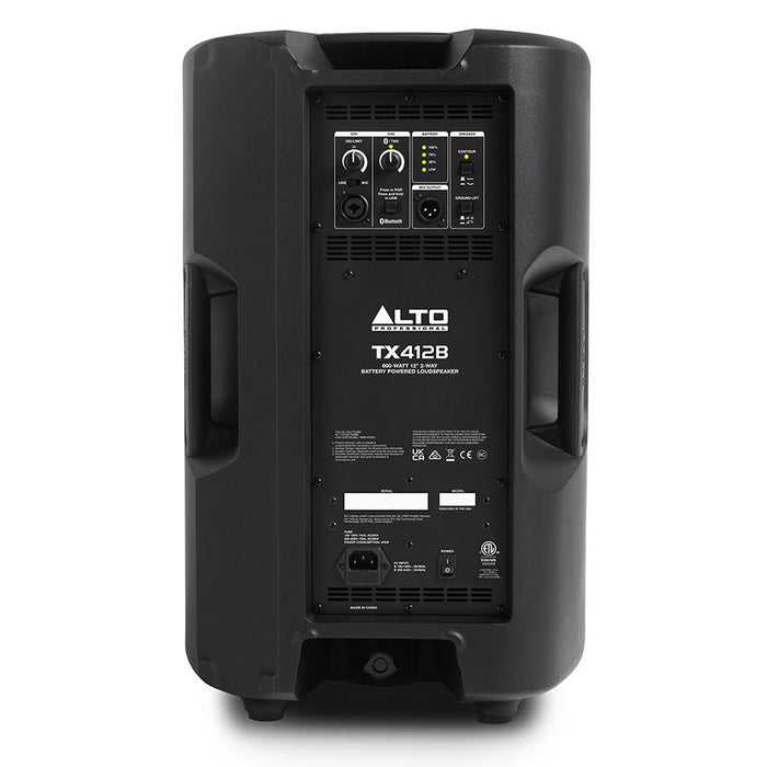 ALTO | TX412B | Battery Powered Portable Loudspeaker w/ Bluetooth (57/TX412B) - Gsus4