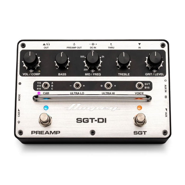 Ampeg | SGT - DI | The All - In - One Bass Box | SVT / B15 Preamp, Overdrive & DI | w/ IR Loader & Cab Simulation (AAF6639) - Gsus4