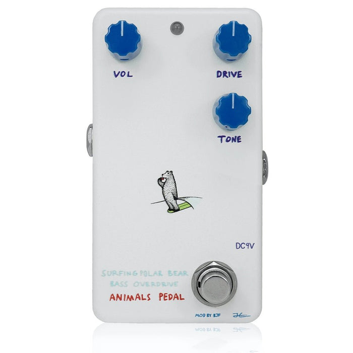 ANIMALS PEDAL Surfing Polar Bear Bass Overdrive by BJFe (AP-BJF-SPBBOD) - Gsus4