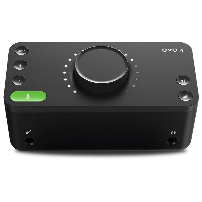 Audient EVO 4 SRB Bundle | Includes EVO4, Condenser Mic & Headphones (AUD-EVO4 SRB) - Gsus4