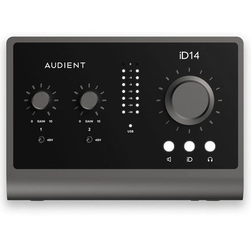 Audient iD14 MK2 10 - In/6 - Out Professional Audio Interface (AUD-iD14 MK2) - Gsus4