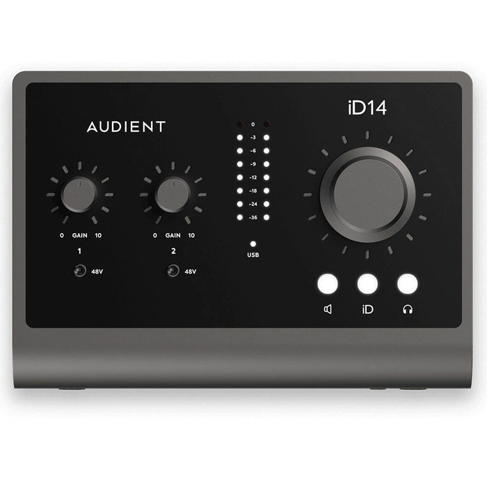 Audient iD14 MK2 10 - In/6 - Out Professional Audio Interface (AUD-iD14 MK2) - Gsus4