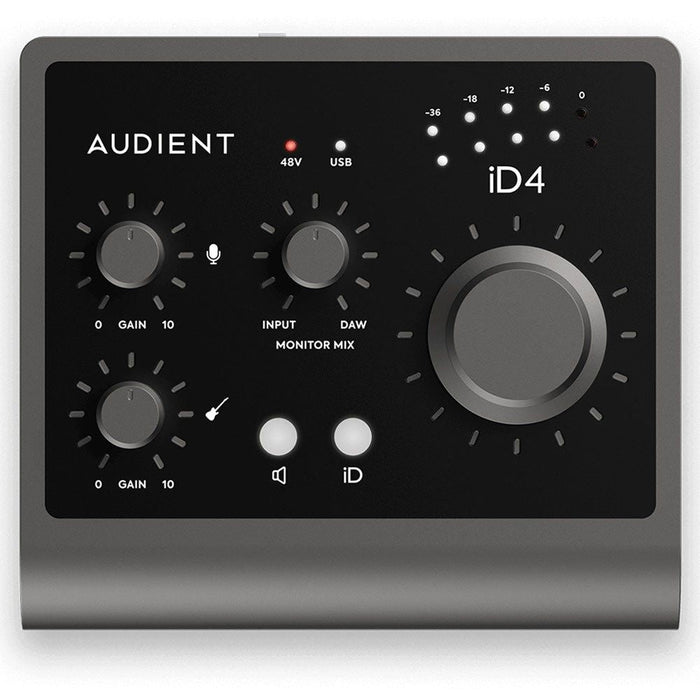 Audient iD4 MK2 2 - In/2 - Out Professional Audio Interface (AUD-iD4 MK2) - Gsus4