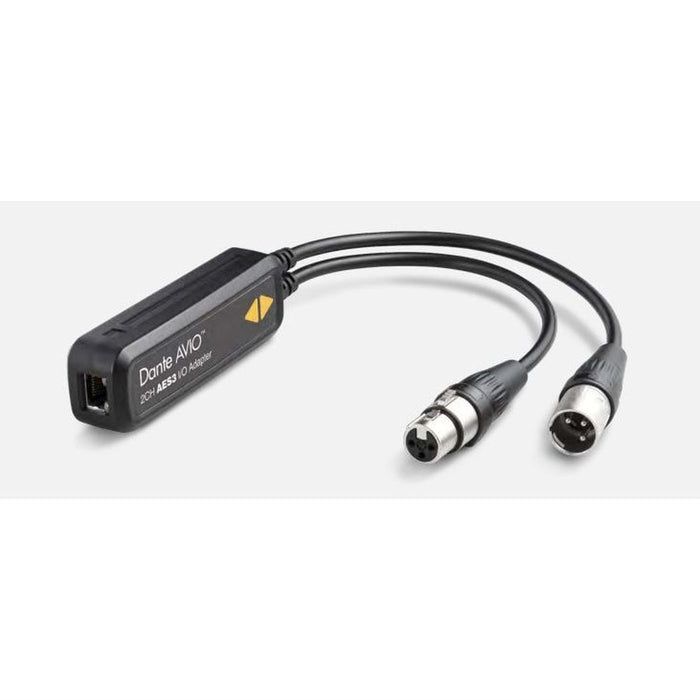 Audinate Dante AVIO AES3 IO Adapter 2x2 Channel (AUD-ADP-AES3-AU-2X2) - Gsus4