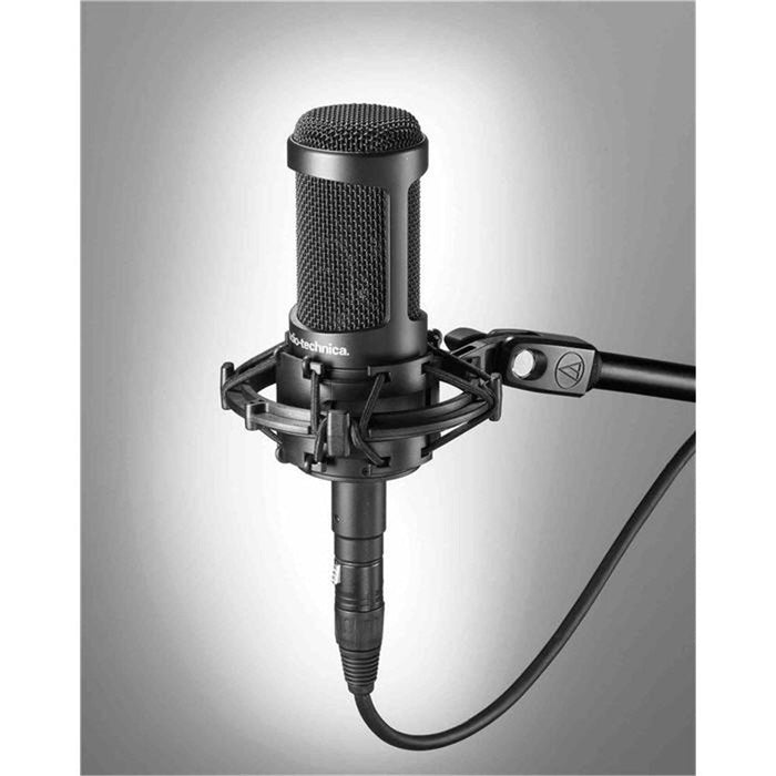 Audio Technica | AT2035 | Large Diaphragm Cardioid Condenser w/ Shock Mount & Pouch (ATAT2035) - Gsus4