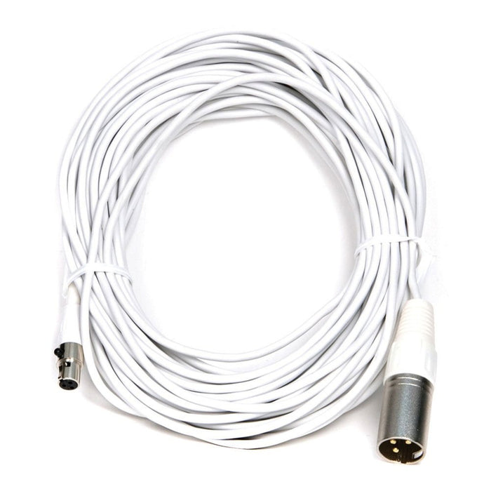 Audix ADX - CBLM50W 50ft/15m MINI - XLRF To XLRM Cable White (ADX - CBLM50W) - Gsus4