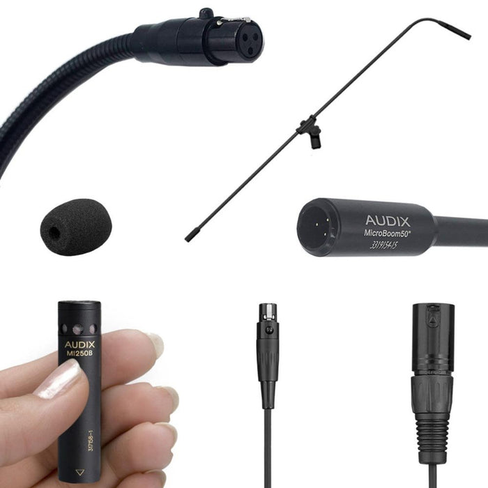 Audix ADX - MB2450 - HC Microboom System 24" W/ M1250BHC Mic (ADX - MB2450 - HC) - Gsus4