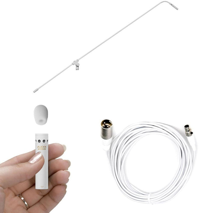 Audix ADX - MB5050W - HC Microboom System White 50" W/ M1250BHC Mic (ADX - MB5050W - HC) - Gsus4