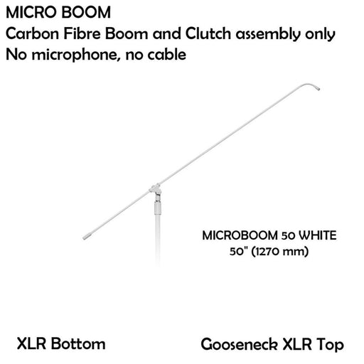 Audix ADX - MICROBOOM - 50W White 1270mm Carbon Fibre Boom & Clutch (ADX - MICROBOOM - 50W) - Gsus4