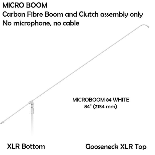 Audix ADX - MICROBOOM - 84W White 2134mm Carbon Fibre Boom & Clutch (ADX - MICROBOOM - 84W) - Gsus4
