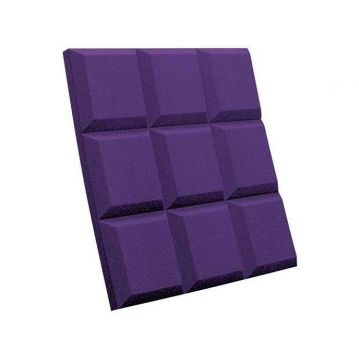 Auralex 2 Inch SonoFlat Grid 2x2 Foot Panels - Purple x 16 (62/SGRID22PUR) - Gsus4