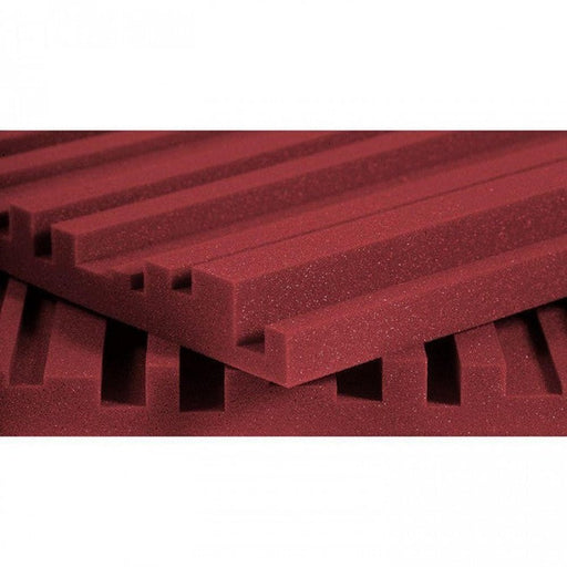 Auralex 2 Inch Studiofoam Metro 2x4 Foot Panels - Burgundy x 12 (62/2METRO24BUR) - Gsus4